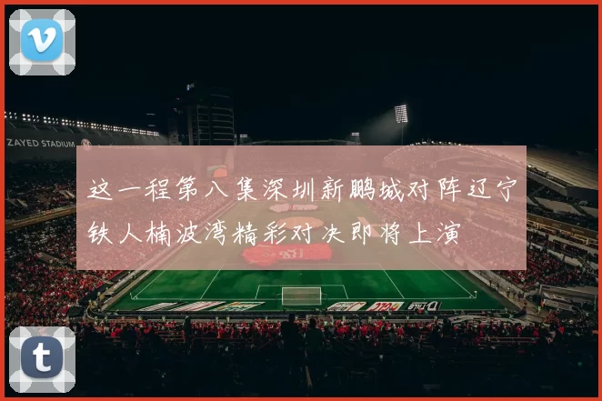 这一程第八集深圳新鹏城对阵辽宁铁人楠波湾精彩对决即将上演